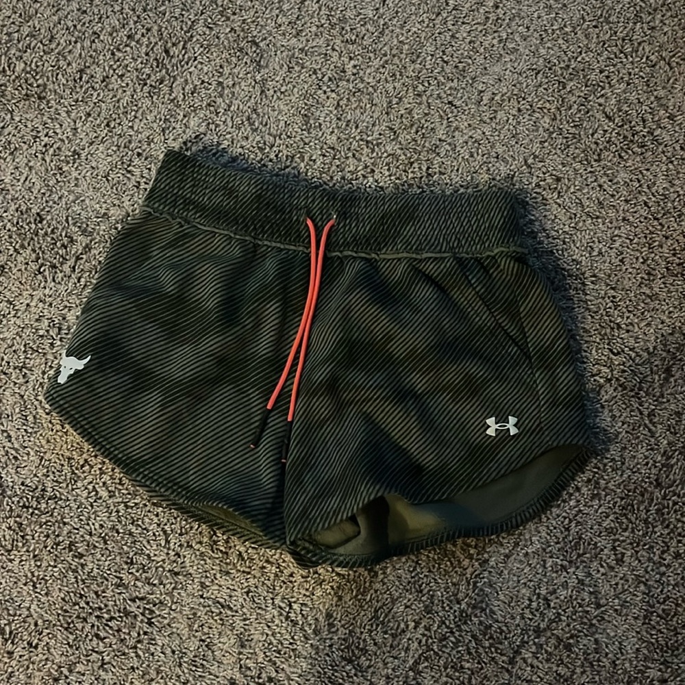 Navy under armor sweatshorts